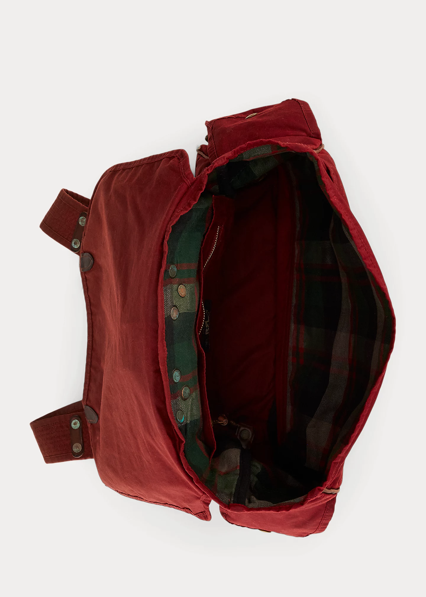 stylish handbagsLeather-Trim Oilcloth Backpack-,$78.39-2